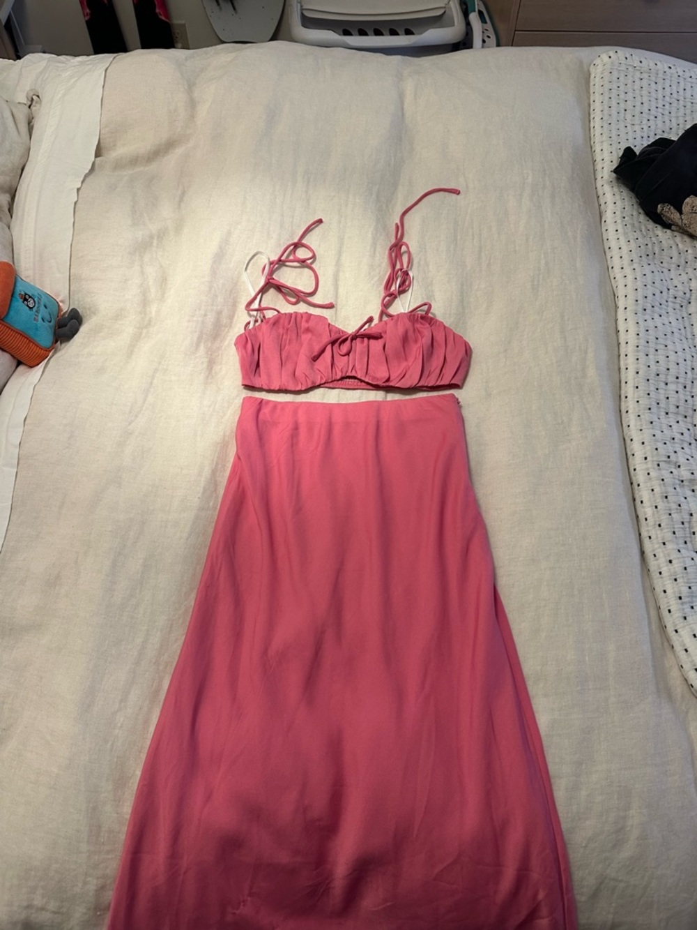 Princess Polly Pink Maxi Dress Two-Piece Set